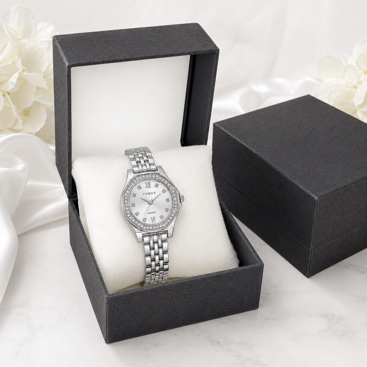 Women’s Crystal Bezel Watch