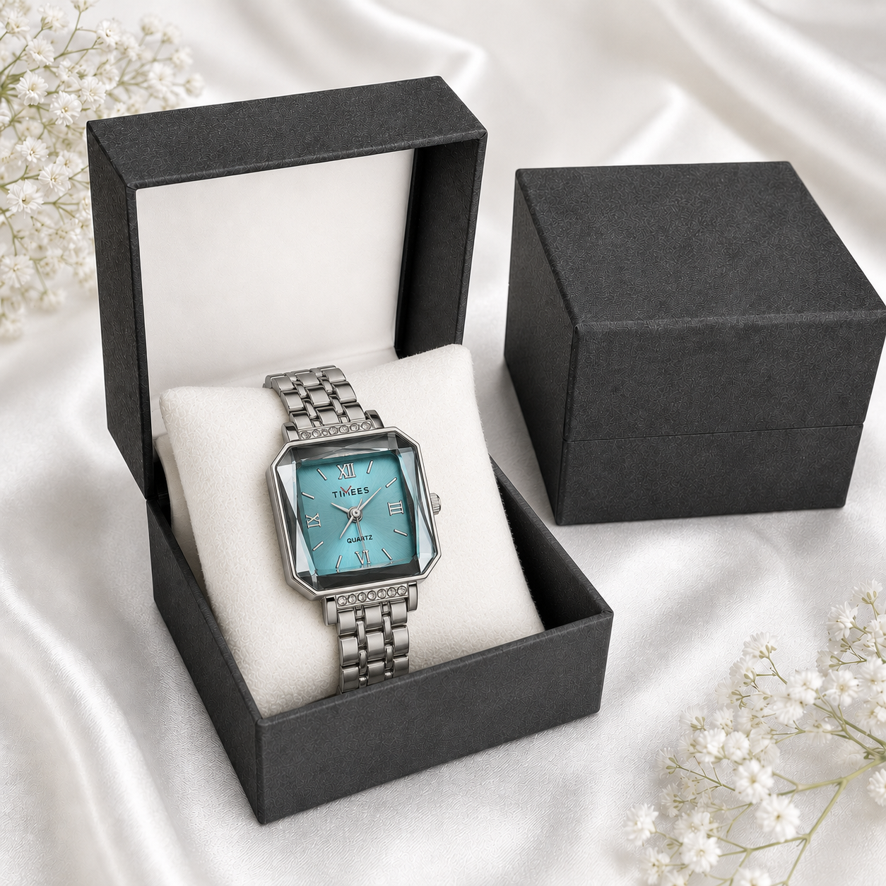Faceted Square Watch