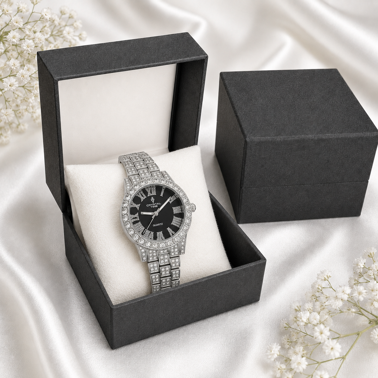 Rhinestone Bracelet Watch