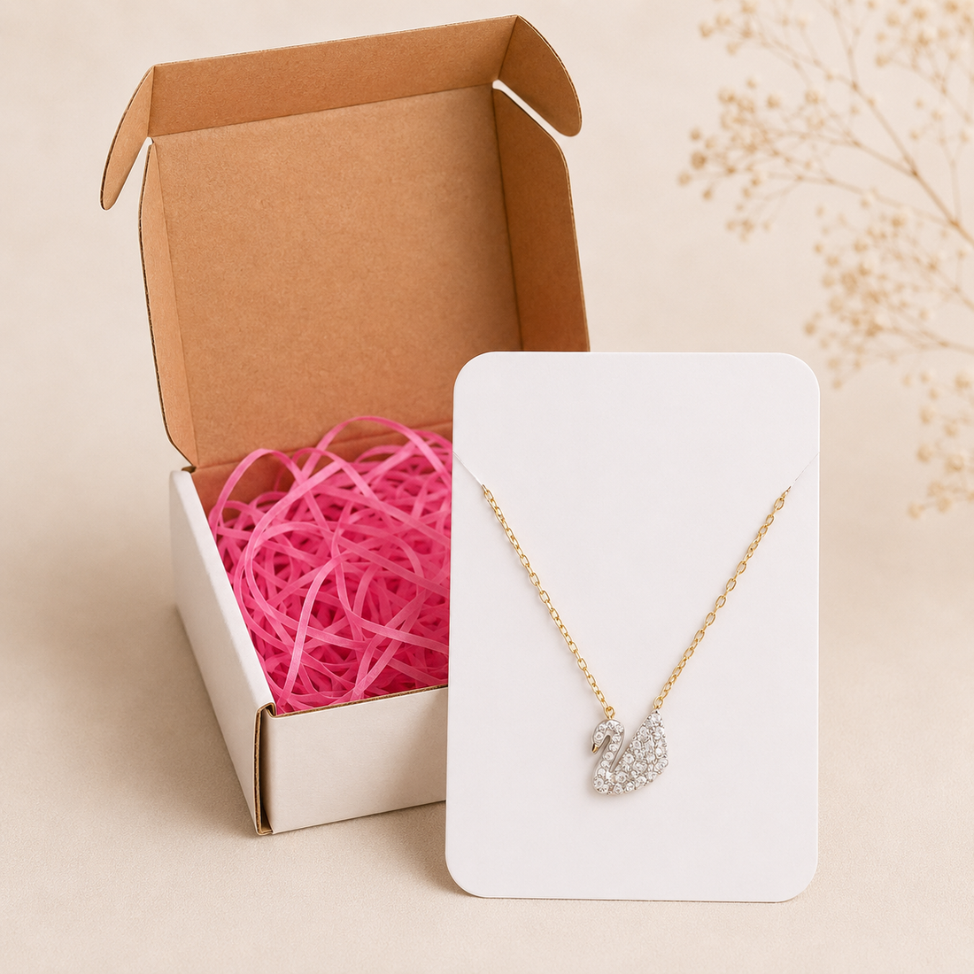 Swan Pendant Necklace