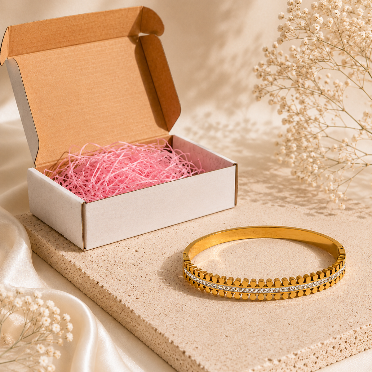 Elegant Crystal Bangle