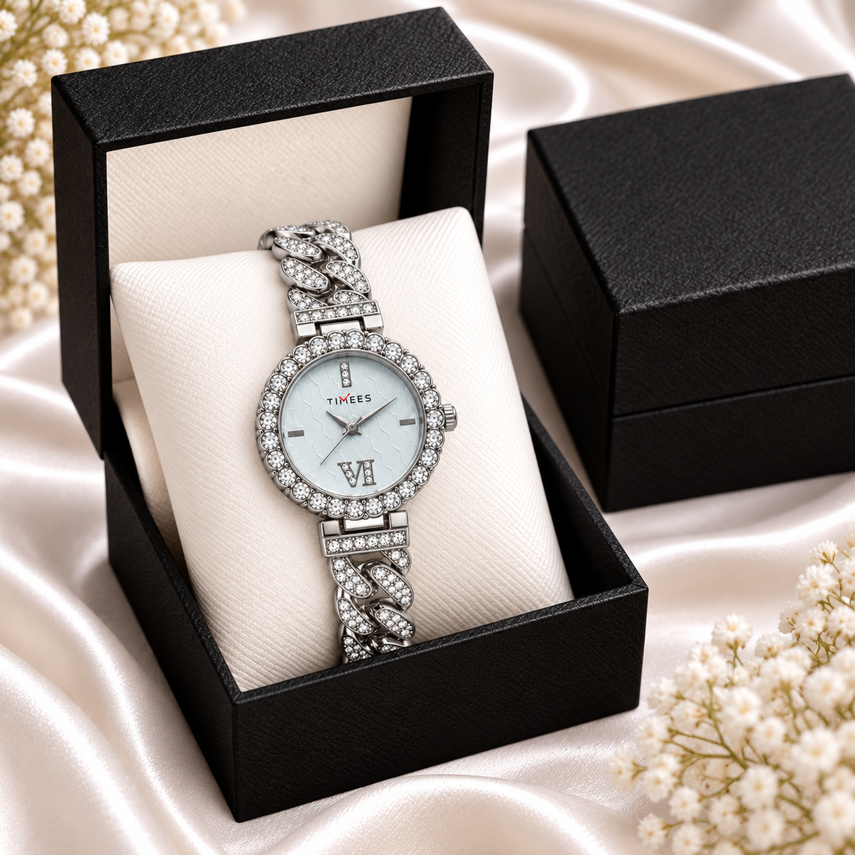 TIMEES Sparkling Jewelry-Style Watch