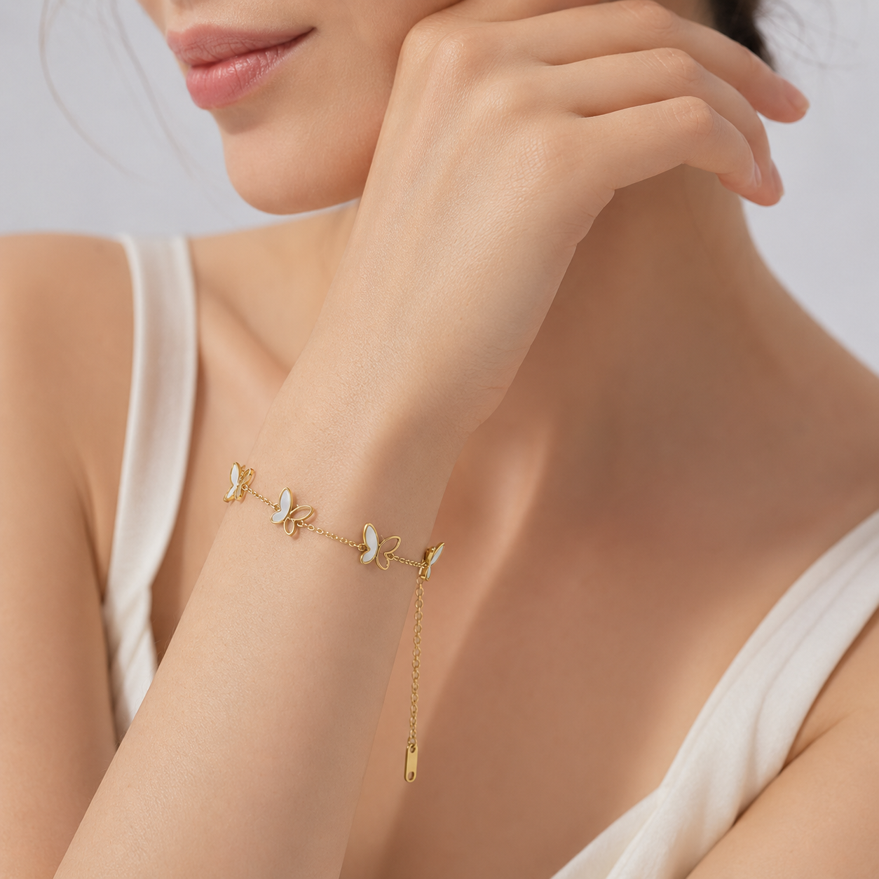 Butterfly Chain Bracelet