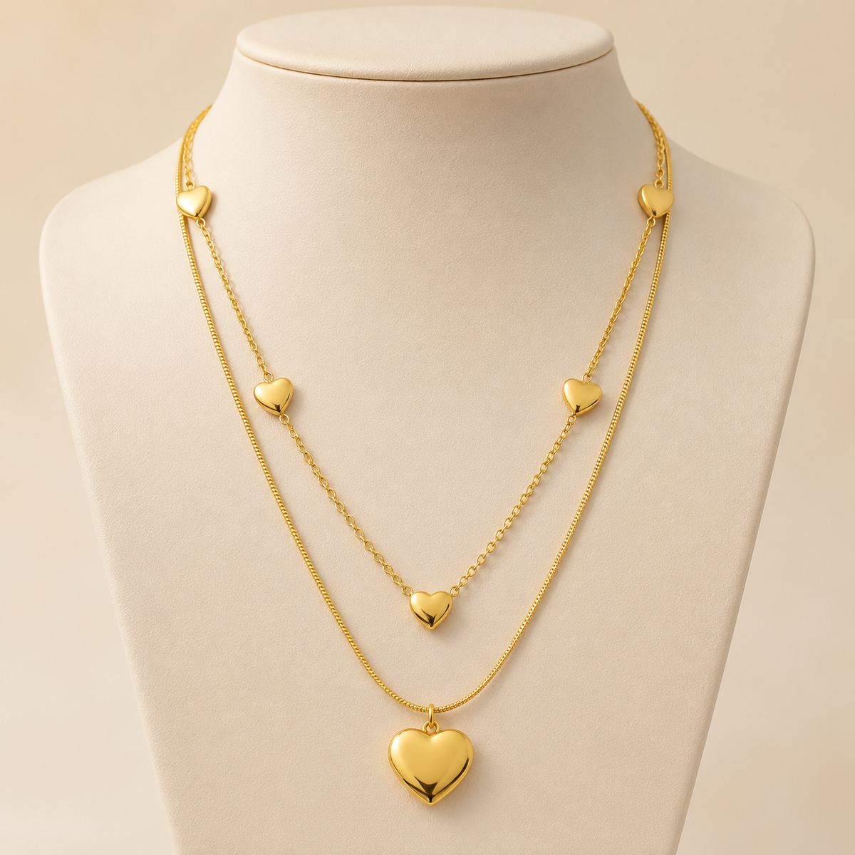 Golden Heart Necklace