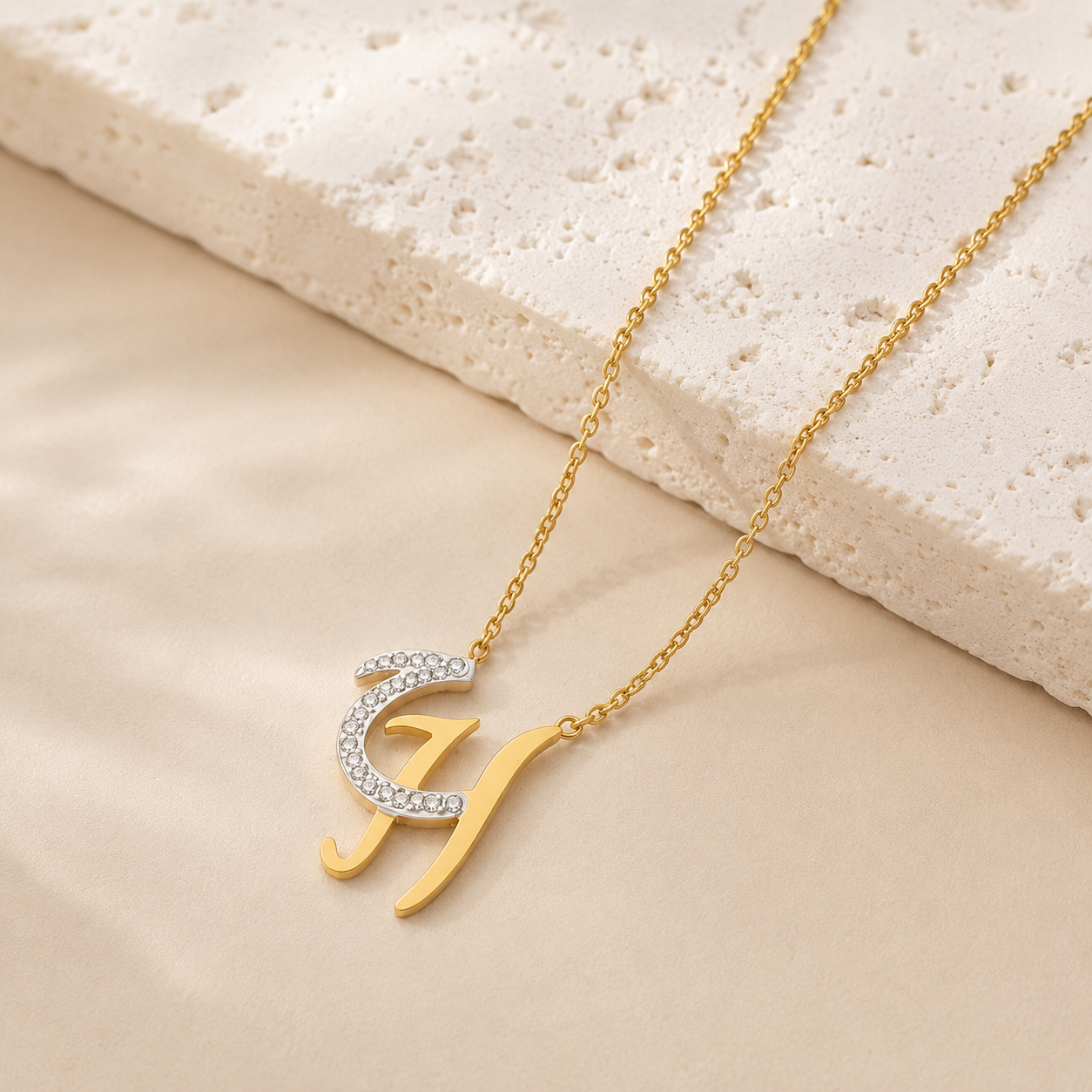 Letter Pendant Necklace