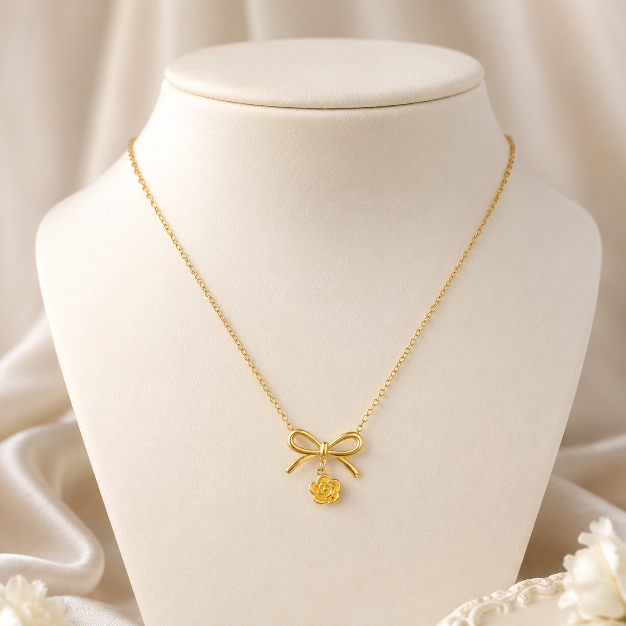 Bow Necklace