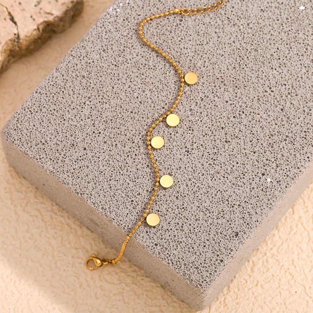 Disc Charm Bracelet