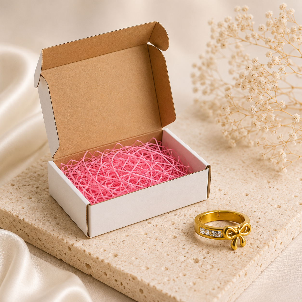 Bow Knot Crystal Ring