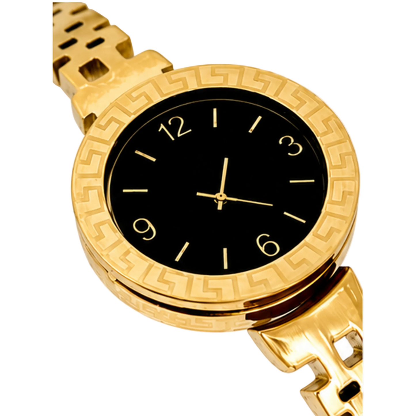 Golden Classic Dial Watch Bangle