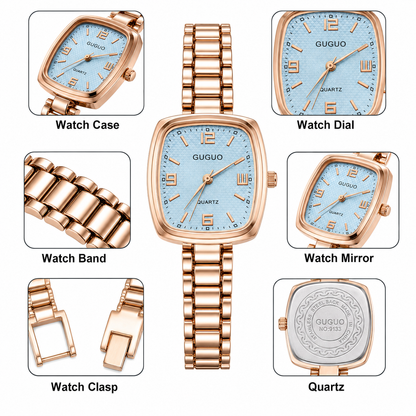 Rose Gold Quartz Watch