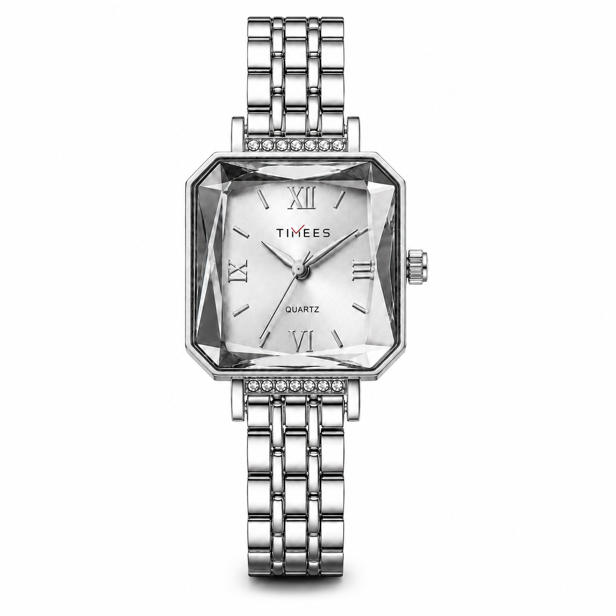 Faceted Square Bracelet Watch