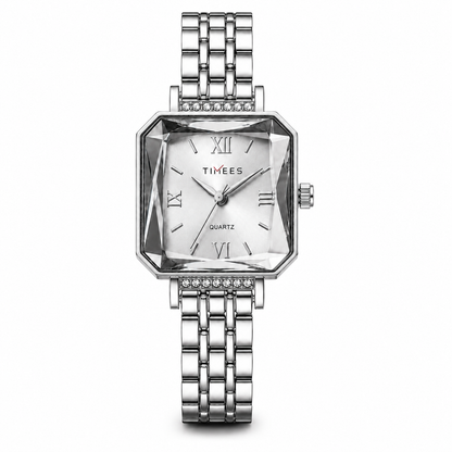 Faceted Square Bracelet Watch