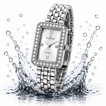 Rectangle Crystal Bracelet Watch