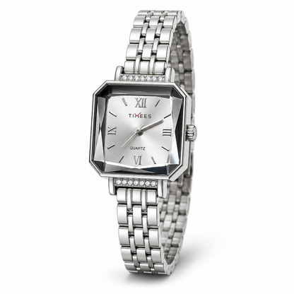 Faceted Square Bracelet Watch