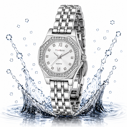 Women’s Crystal Bezel Bracelet Watch
