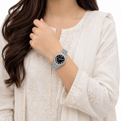 Rhinestone Bracelet Watch