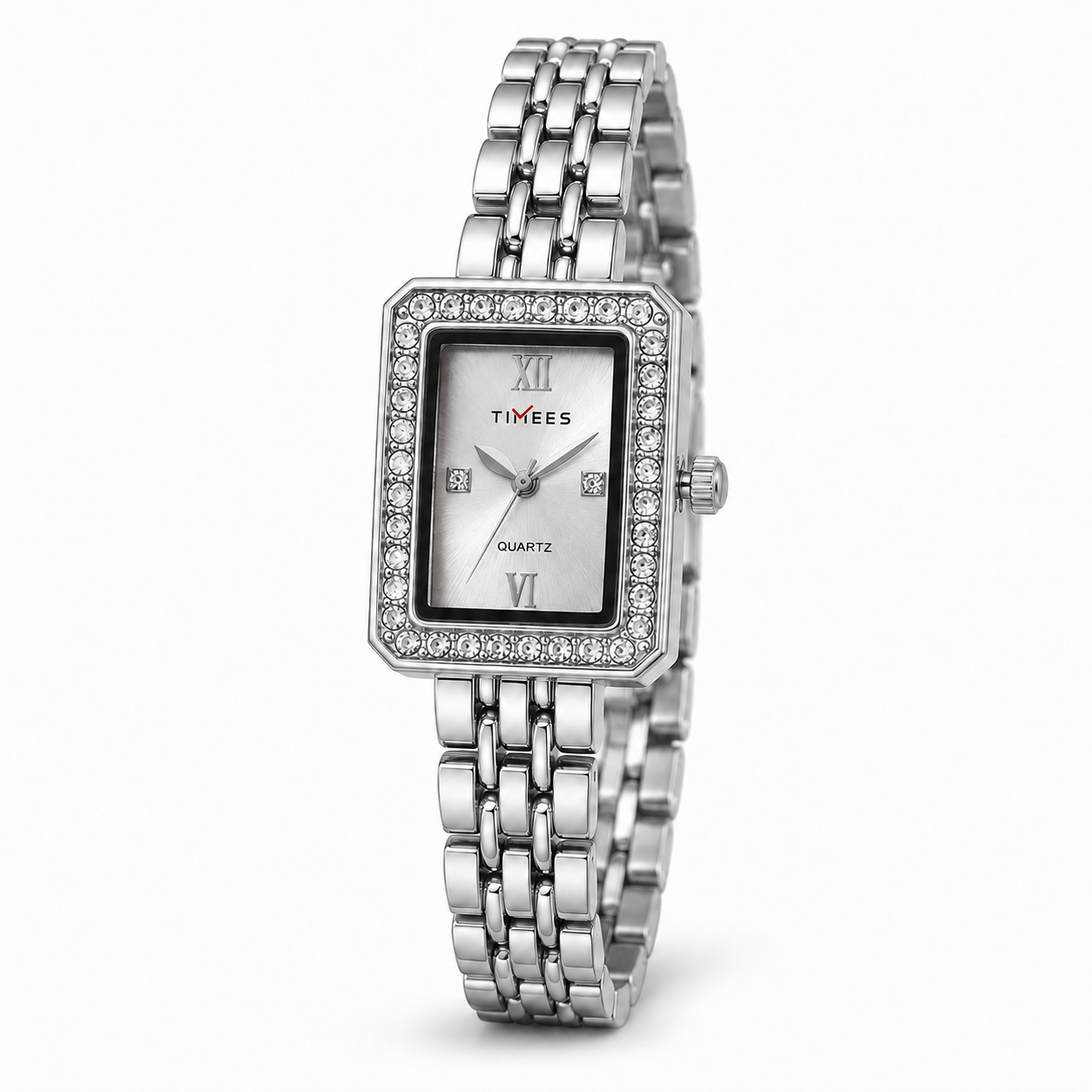 Rectangle Crystal Bracelet Watch