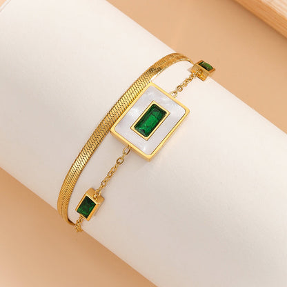 Emerald Pearl Bracelet