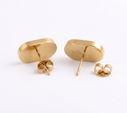 Vintage Clock Face Studs
