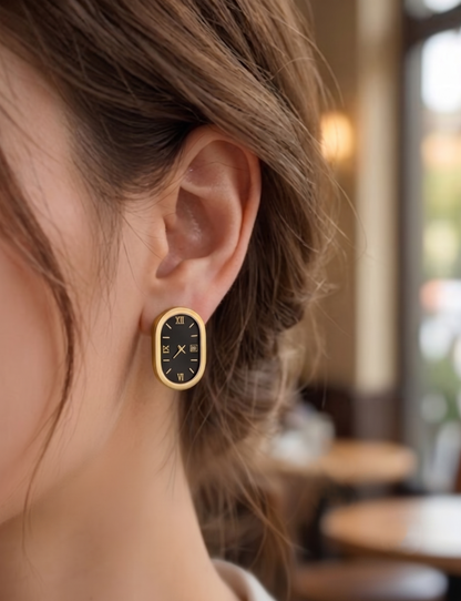 Vintage Clock Face Studs