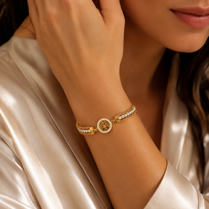 Crystal Tree Bracelet