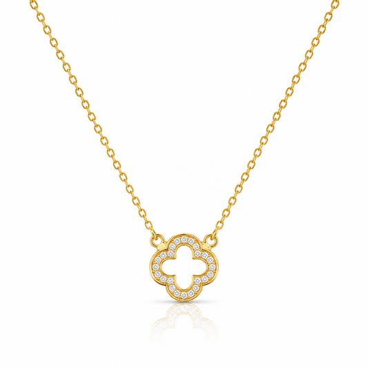 Clover Stone Necklace