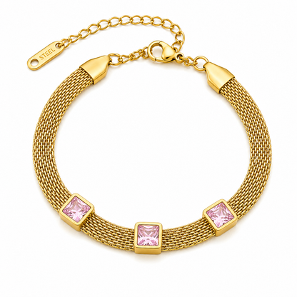 Emerald Mesh Bracelet