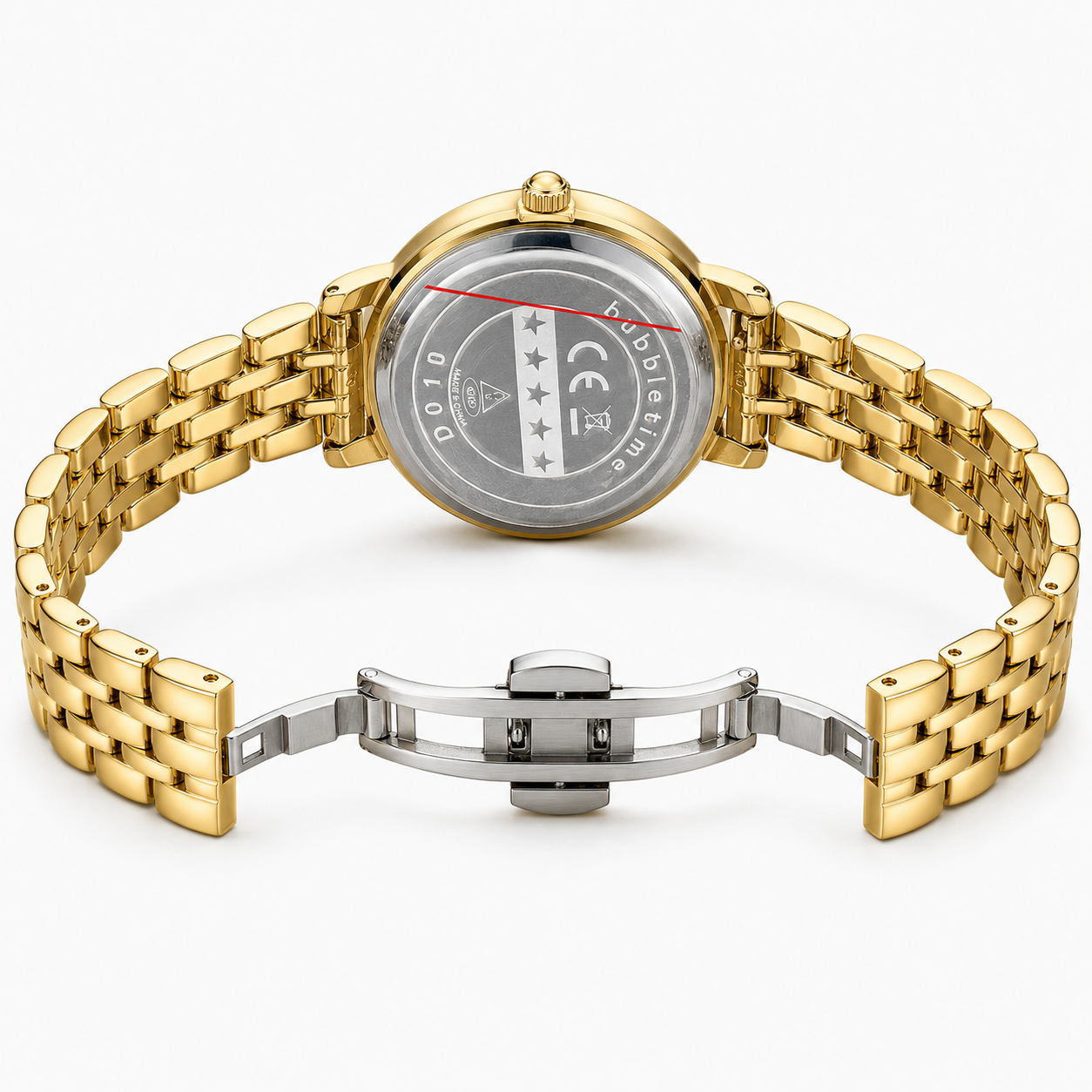 Women’s Gold-Tone Green Dial Watch