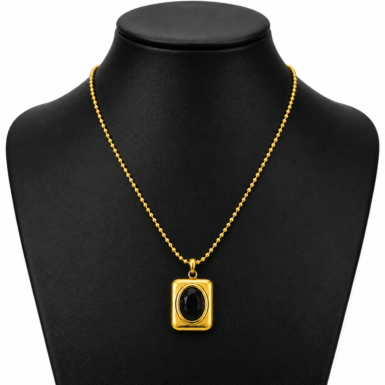 Midnight Gem Pendant Necklace