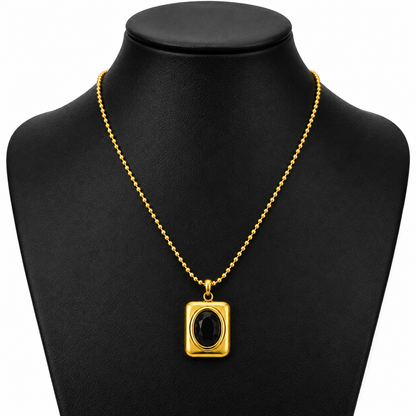 Midnight Gem Pendant Necklace