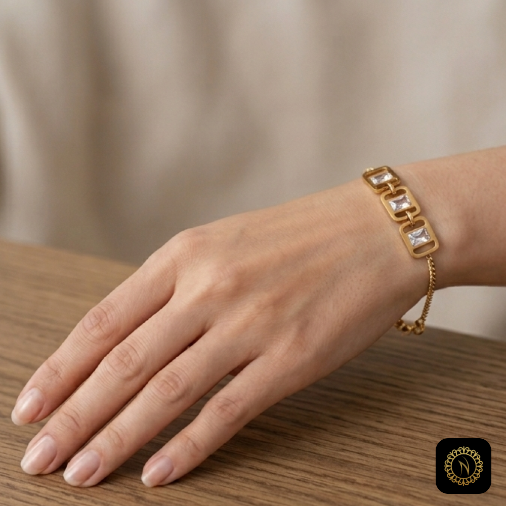 Crystal Buckle Bracelet