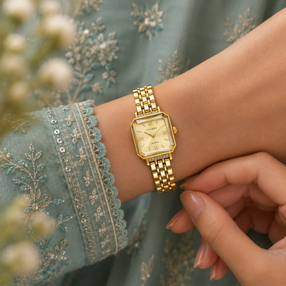 Golden Roman Elegance Watch