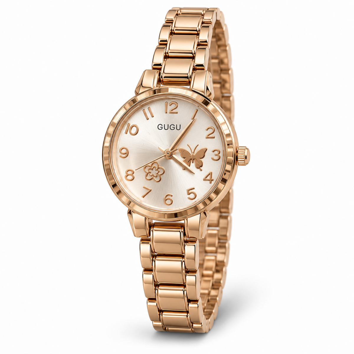Butterfly Bloom Rose Gold Watch