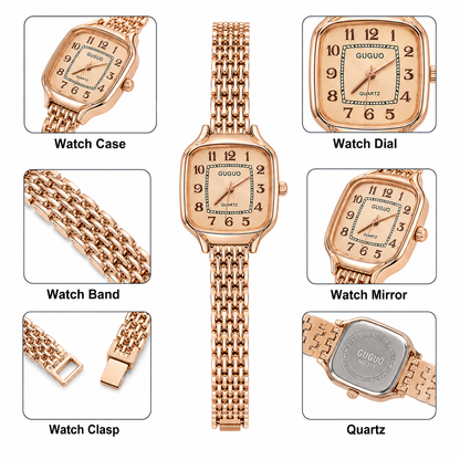 Classic Retro Square Watch