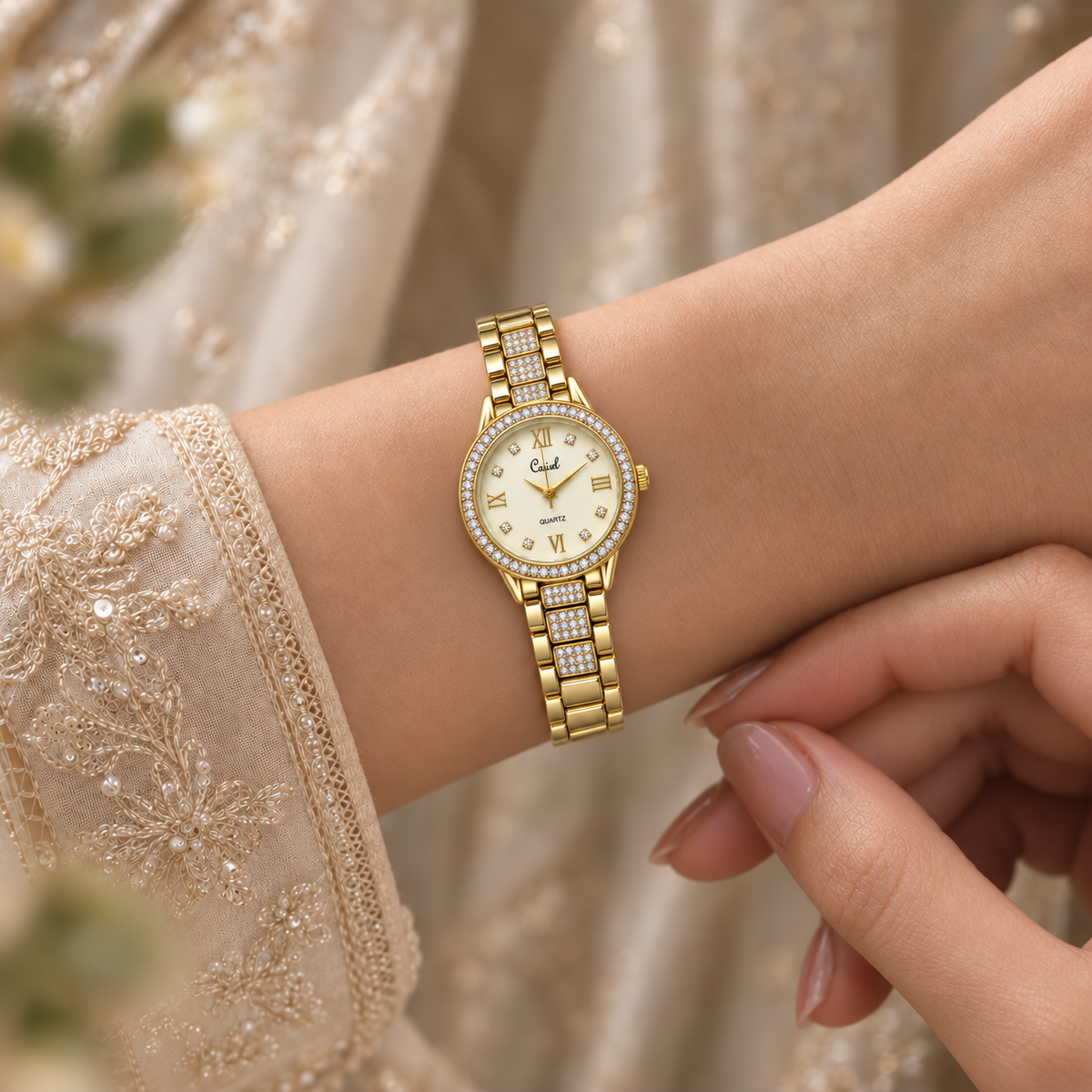 Roman Crystal Elegance Watch