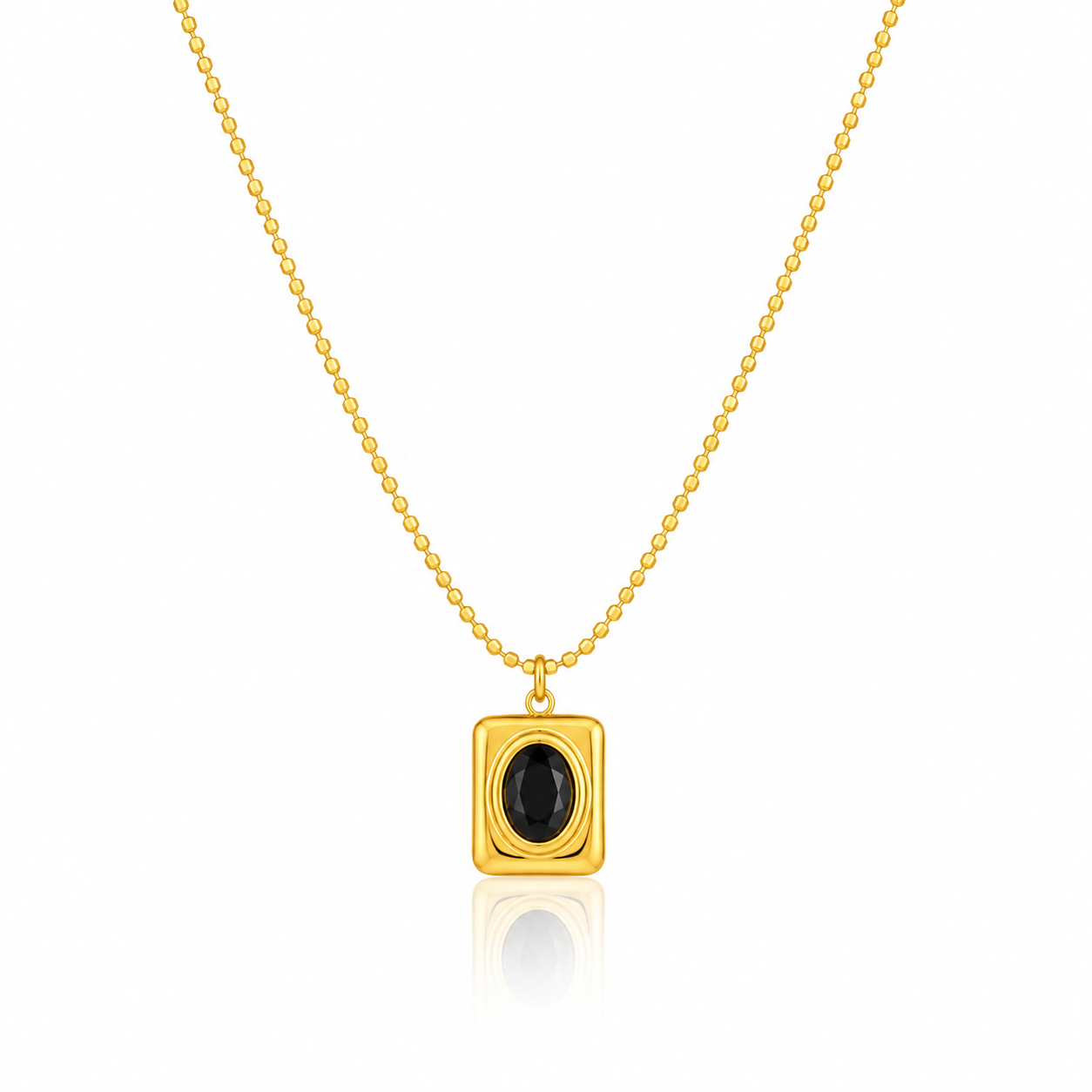 Midnight Gem Pendant Necklace