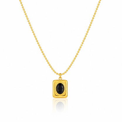 Midnight Gem Pendant Necklace