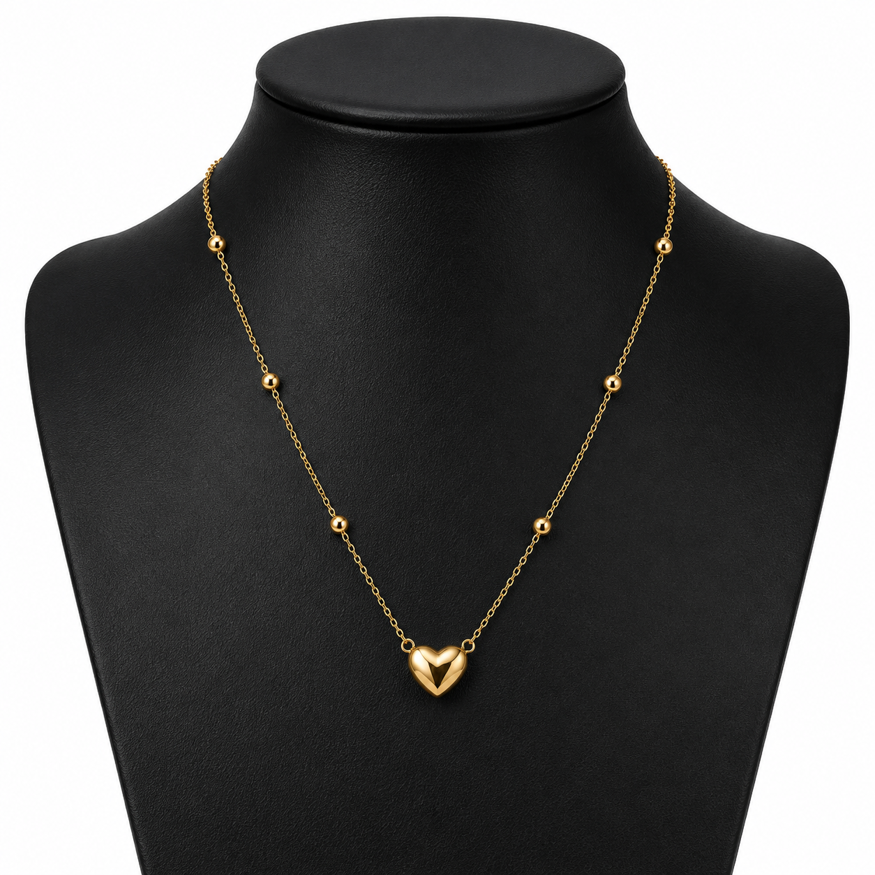 Sparkling Unique Heart Design Necklace
