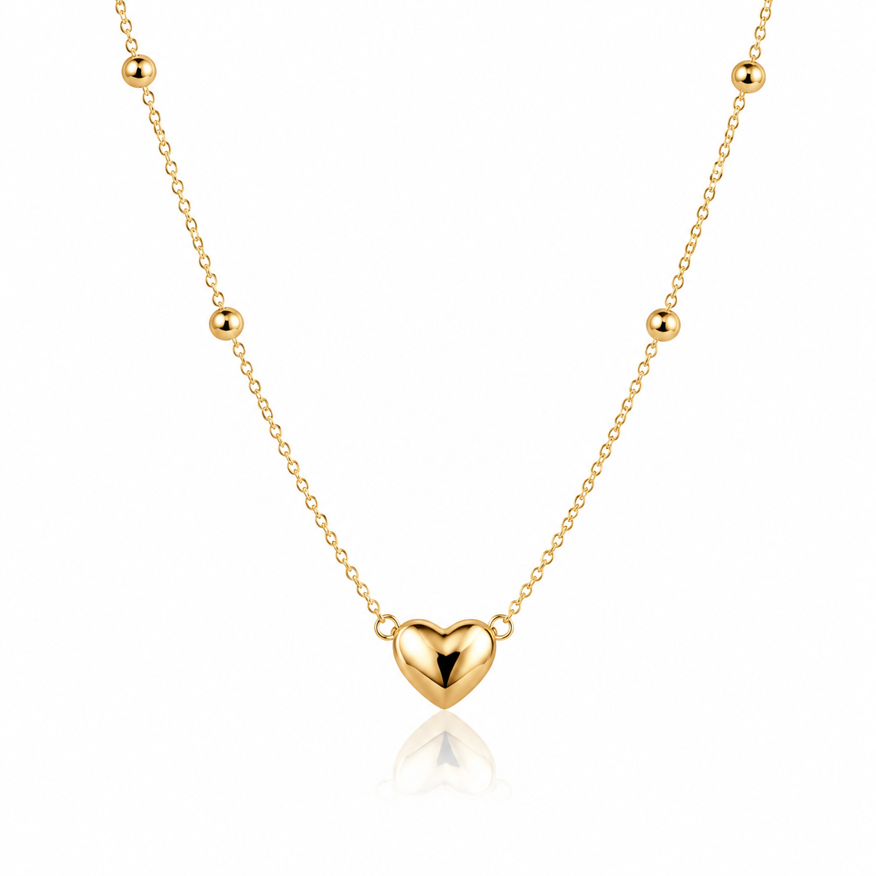 Sparkling Unique Heart Design Necklace
