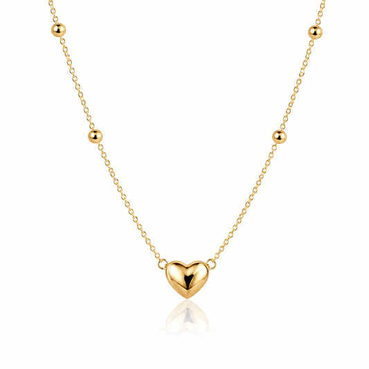 Sparkling Unique Heart Design Necklace