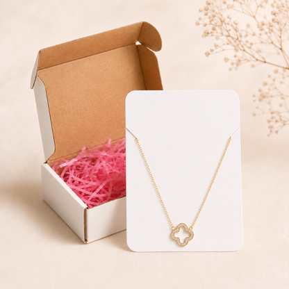 Clover Stone Necklace