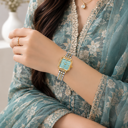 Aqua Roman Elegance Watch