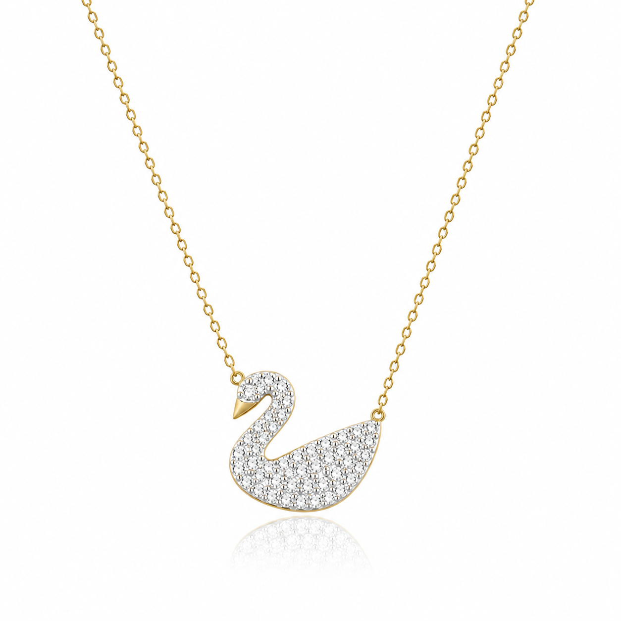Swan Pendant Necklace