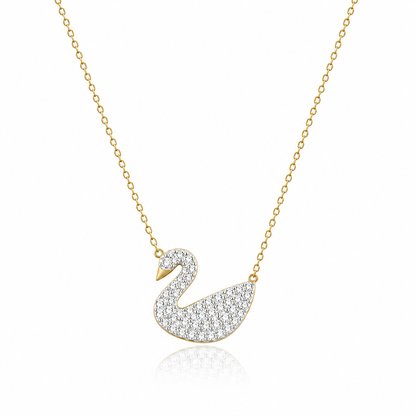 Swan Pendant Necklace