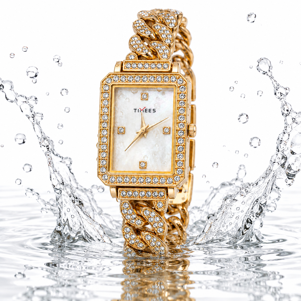 Crystal Chain Elegance Watch