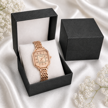 Classic Retro Square Watch