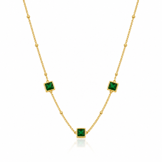 Green Stone Necklace