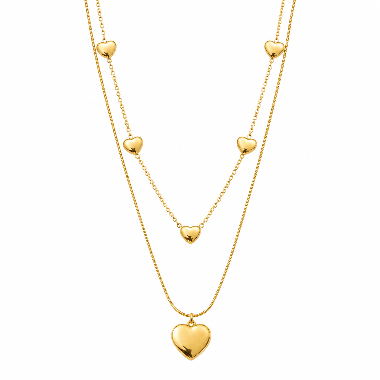 Golden Heart Necklace
