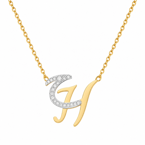 Letter Pendant Necklace