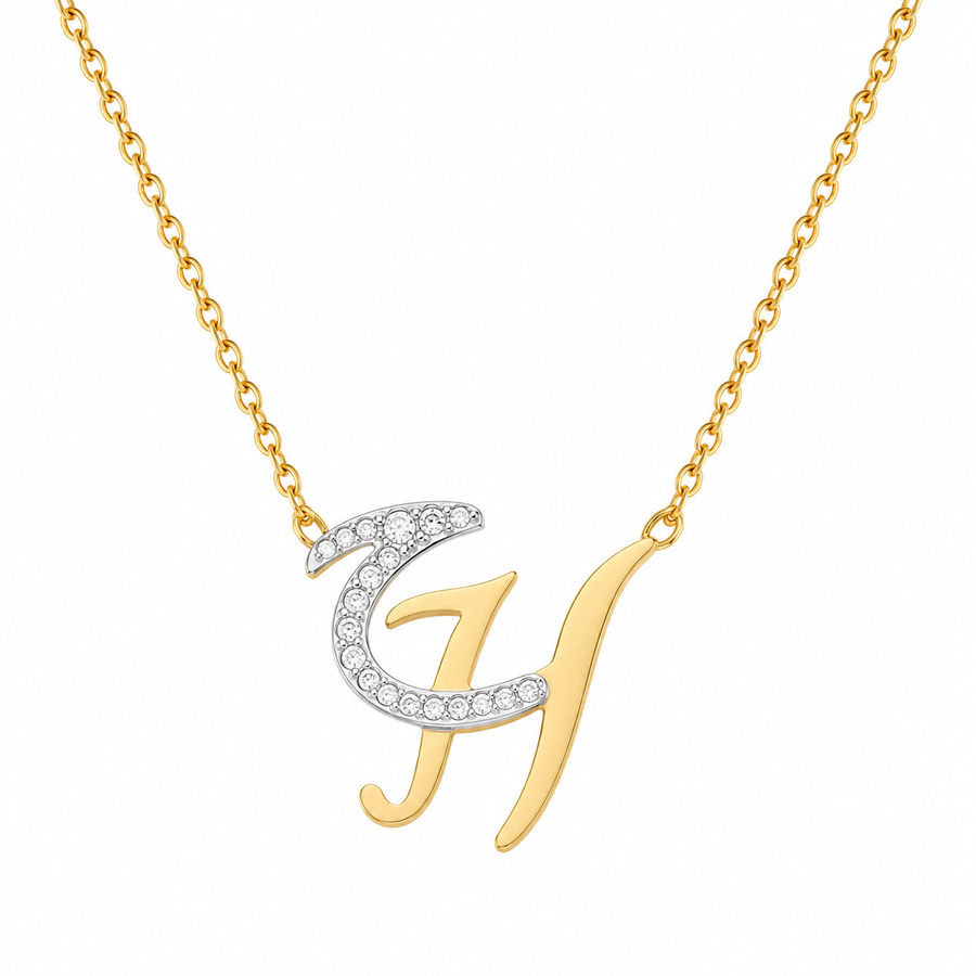 Letter Pendant Necklace